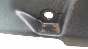 Lower right center pillar trim for Toyota Venza 21-24, black, scratches, whitened plastic, needs cleaning