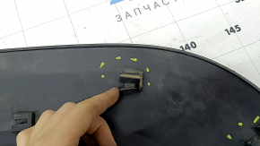Front left fender arch trim for Jeep Renegade 15-23: structure, scratches, broken fasteners