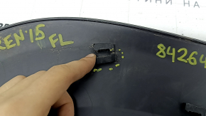 Front left fender arch trim for Jeep Renegade 15-23: structure, scratches, broken fasteners