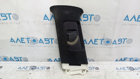 Left center pillar trim, upper belt, Toyota Venza 21-24, black, cloth, dry-cleanable