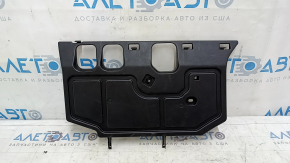 Toyota Venza 21-24 black, scratched lower front panel trim for passenger footwell