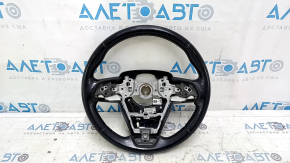 Naked steering wheel Toyota Venza 21-24 black leather with heating, with computer, scratches, scuffs