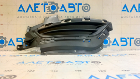 Bumper grille right Chrysler 200 15-17 without fog lights, without chrome Without fog lights