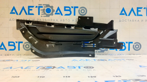Bumper grille right Chrysler 200 15-17 without fog lights, without chrome Without fog lights