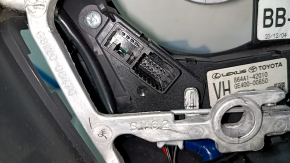 Naked steering wheel Toyota Venza 21-24 black leather with heating, with computer, scratches, scuffs