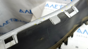 Jeep Renegade 15-18 pre-restyling front bumper, upper part, silver PSN, bumpers, broken fasteners, broken fastener