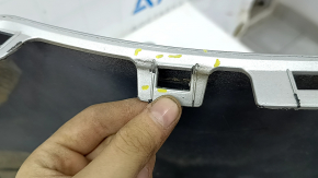 Jeep Renegade 15-18 pre-restyling front bumper, upper part, silver PSN, bumpers, broken fasteners, broken fastener