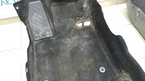 Front floor covering for Toyota Venza 21 - black, dry-cleanable