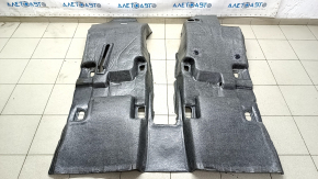 Front floor covering for Toyota Venza 21 - black, dry-cleanable