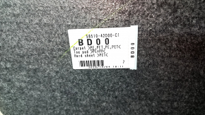 Front floor covering for Toyota Venza 21 - black, dry-cleanable