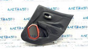Jeep Renegade 15-22 TRH rear right door panel, black with black insert, black leather armrest, red speaker cover, with handle, scratches