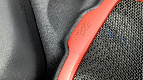 Jeep Renegade 15-22 TRH rear right door panel, black with black insert, black leather armrest, red speaker cover, with handle, scratches