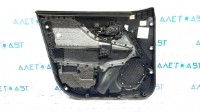 Front right door panel for a Jeep Renegade 15-19 TRH, black leather, black leather armrest with handle and trim, scratches