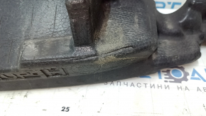 The front bumper upper absorber for Toyota Venza 21-24 is cracked and dented.