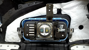 Ford Explorer 20-23 black, scratched dashboard with airbag