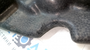 The front bumper upper absorber for Toyota Venza 21-24 is cracked and dented.