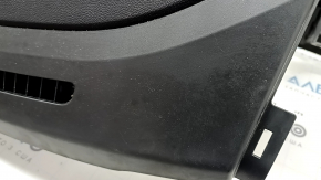 Ford Explorer 20-23 black, scratched dashboard with airbag