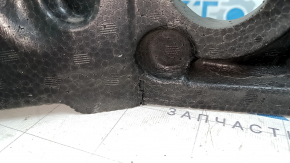 The front bumper upper absorber for Toyota Venza 21-24 is cracked and dented.