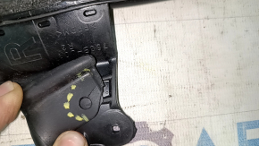 The rear right door seal of a Toyota Venza 21-24 has torn fasteners.