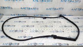 The rear right door seal of a Toyota Venza 21-24 has torn fasteners.