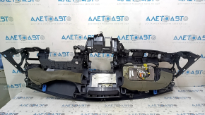 Toyota Venza 21-24 black dashboard with airbag for cleaning
