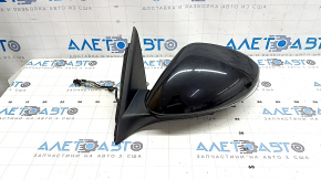 Left side mirror assembly for Alfa Romeo Stelvio 18-20, 6+6 pins, black, turn signal, heated, scratches