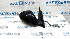 Right side mirror assembly for Alfa Romeo Stelvio 18-20, 8+6 pins, black, turn signal, heated, scratches