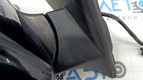 Right side mirror assembly for Alfa Romeo Stelvio 18-20, 8+6 pins, black, turn signal, heated, scratches