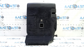 Right rear seat backrest for Jeep Cherokee KL 19-23, black leather, perforated