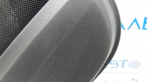 Alfa Romeo Stelvio 18-25 rear left door panel, black with red leather, with wood insert, with handle, scratches, broken fastener