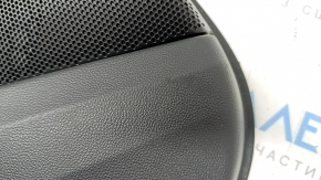 Alfa Romeo Stelvio 18-25 rear left door panel, black with red leather, with wood insert, with handle, scratches, broken fastener