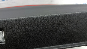 Alfa Romeo Stelvio 18-25 front left door panel, black with red leather, with wood insert, with handle, scratches, dents