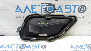 Left fog light frame for Jeep Cherokee KL 19-23 with chrome frame, sand