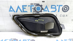 Right fog light frame for Jeep Cherokee KL 19-23 with chrome frame, sand