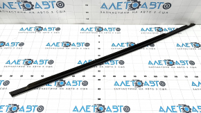 Door-glass molding, central front left, Alfa Romeo Stelvio 18-22, matte chrome