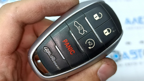 Alfa Romeo Stelvio 18-25 smart key, 5 buttons, peeling coating, chrome, scratches