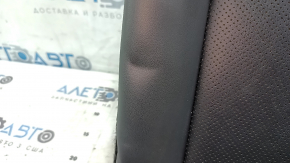 Rear row of seats, upper left part, Toyota Venza 21-24, black leather XLE, dented leather, scratches, needs cleaning