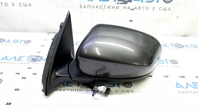 Left side mirror assembly for Jeep Cherokee KL 14-23, 7+7 pins, BSM, heated, backlit, turn signal, graphite