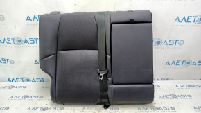 Rear row of seats, upper right part, Toyota Venza 21-24, black leather XLE, perforated, with belt and armrest, scratches, needs cleaning