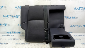 Rear row of seats, upper right part, Toyota Venza 21-24, black leather XLE, perforated, with belt and armrest, scratches, needs cleaning