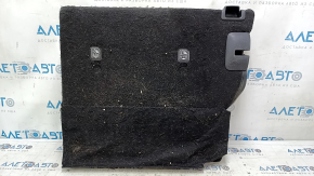 Rear row of seats, upper right part, Toyota Venza 21-24, black leather XLE, perforated, with belt and armrest, scratches, needs cleaning