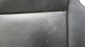 Rear row of seats, lower part of Toyota Venza 21-24, black leather XLE, perforated, for cleaning