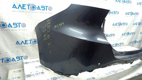 Bare rear bumper for Toyota Venza 21-24 with parking sensors, Limited, XLE, graphite, scratches, missing fragment, broken mount