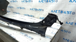 Bare rear bumper for Toyota Venza 21-24 with parking sensors, Limited, XLE, graphite, scratches, missing fragment, broken mount