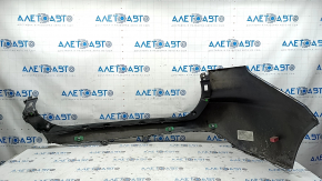 Bare rear bumper for Toyota Venza 21-24 with parking sensors, Limited, XLE, graphite, scratches, missing fragment, broken mount