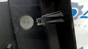 Front left door sill plate for Alfa Romeo Stelvio 18-25, black, crack in mounting, scratches