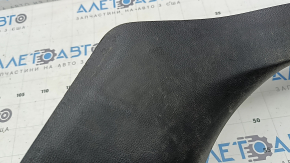 Front left door sill plate for Alfa Romeo Stelvio 18-25, black, crack in mounting, scratches