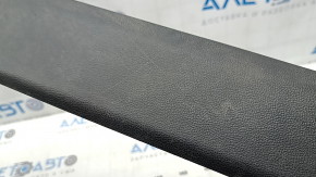 Front left door sill plate for Alfa Romeo Stelvio 18-25, black, crack in mounting, scratches