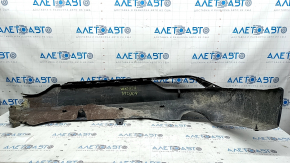 Toyota Venza 21-24 rear bumper lip structure, broken fasteners, scratches, missing fragment