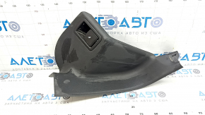 Alfa Romeo Stelvio 18-20 rear left door sill trim, black, crack, crack in fastening, broken fastenings, scratches